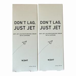 2 NIGHT Skincare Don't Lag Just Jet Anti Jet Lag Moisturizing Cream 30 ml - NIP